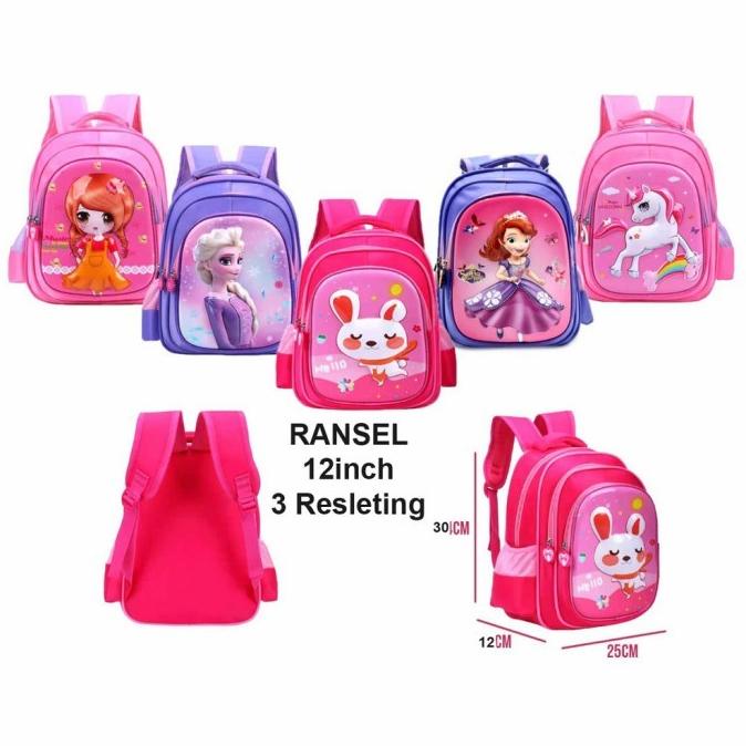 TAS ANAK TK PEREMPUAN / TAS RANSEL ANAK TK PAUD / TAS PAUD / TAS TK GNGF6651