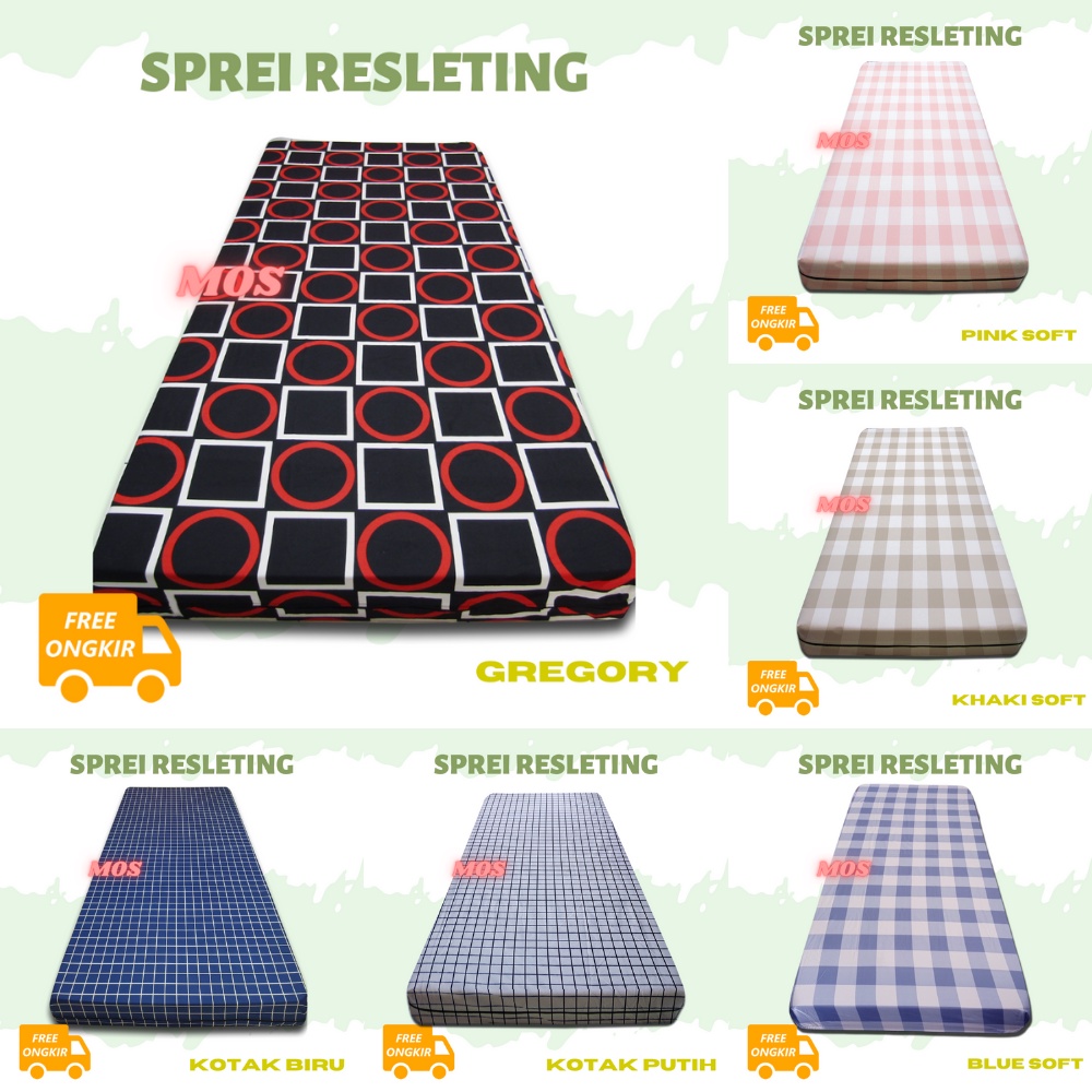 Sarung Kasur Busa Resleting 120x200x10 120x200x15 120x200x20 No 3