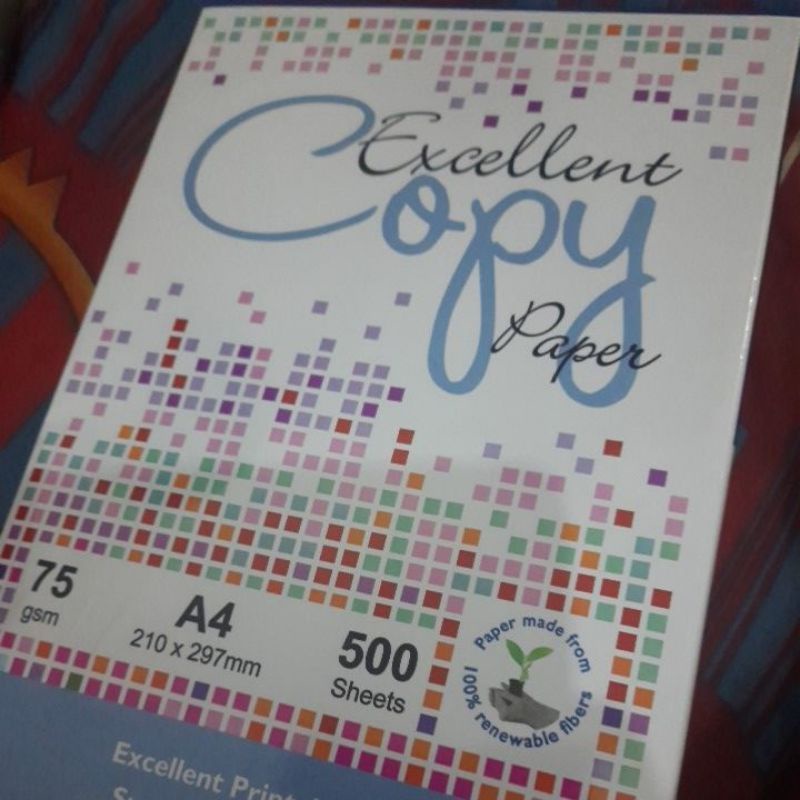 

Kertas Hvs A4 excellent 1Rim (khusus GOSEND/GRAB)