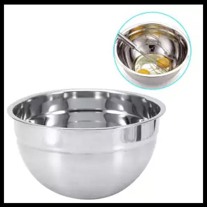 Fujinex Mixing Bowl Stainless 28 cm Baskom Stainless Mangkok Mangkuk