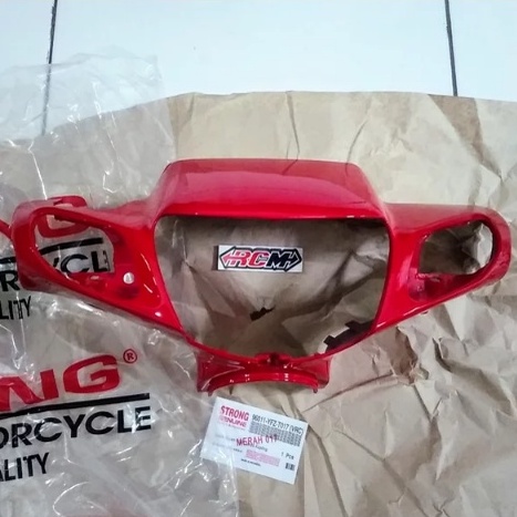 COVER HANDLEBAR BATOK TOTOK LAMPU DEPAN DPN FIZR F1ZR F1Z-R FIZ R NON TANPA KOPLING VEGA R LAMA MERAH RED HITAM BLACK ORI ORIGINAL STRONG ASLI