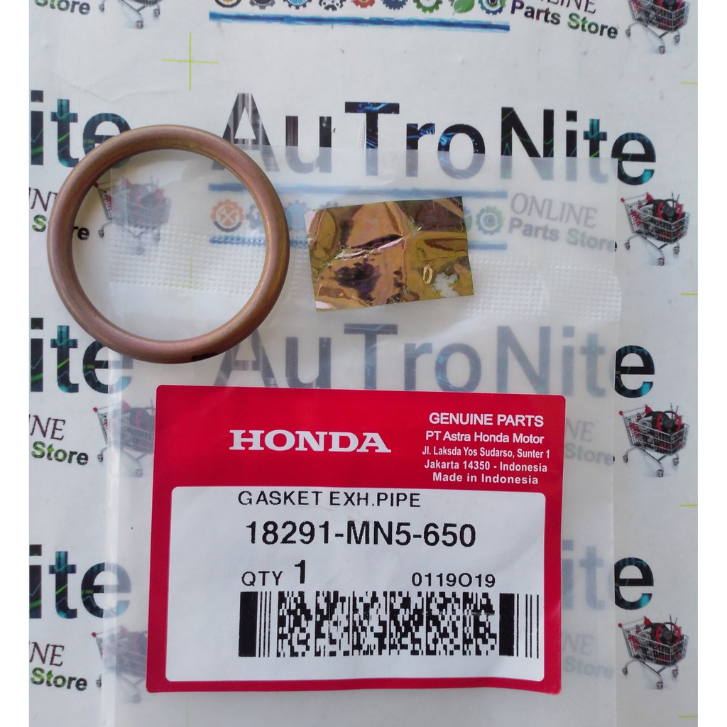 Vesrah Exhaust Gaskets Set Of 2 - 18291-MN5-650 For Honda CB/CL/XL/XR Models - View #5