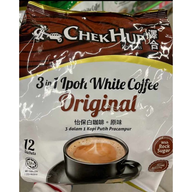 

CHEK HUP IPOH WHITE COFFEE RICH 3 IN1/MINUMAN RINGAN/MINUMAN KOPI