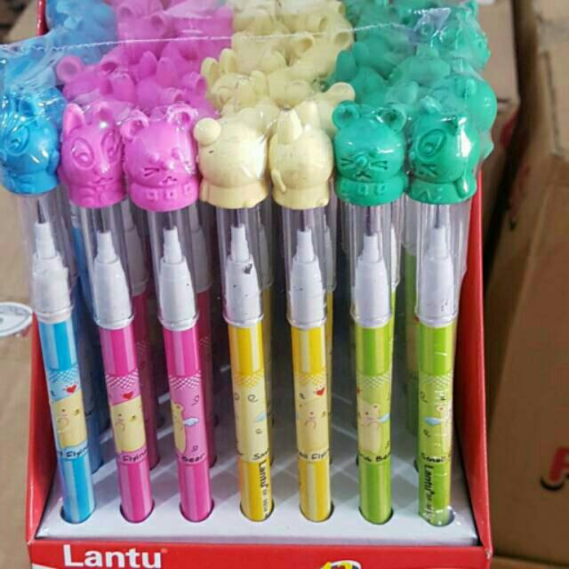 

Pensil susun lantu boneka penghapus