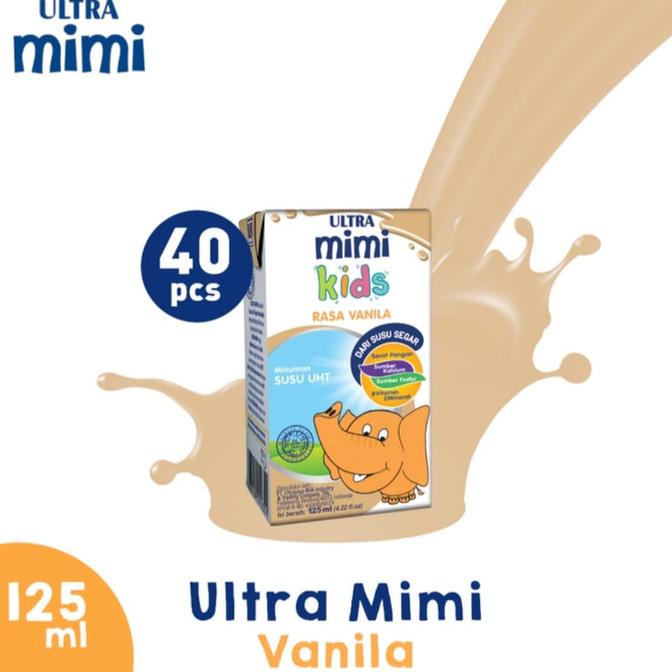 

READY COD Ultra Mimi Kids VANILLA 125 Ml X 40 PSC