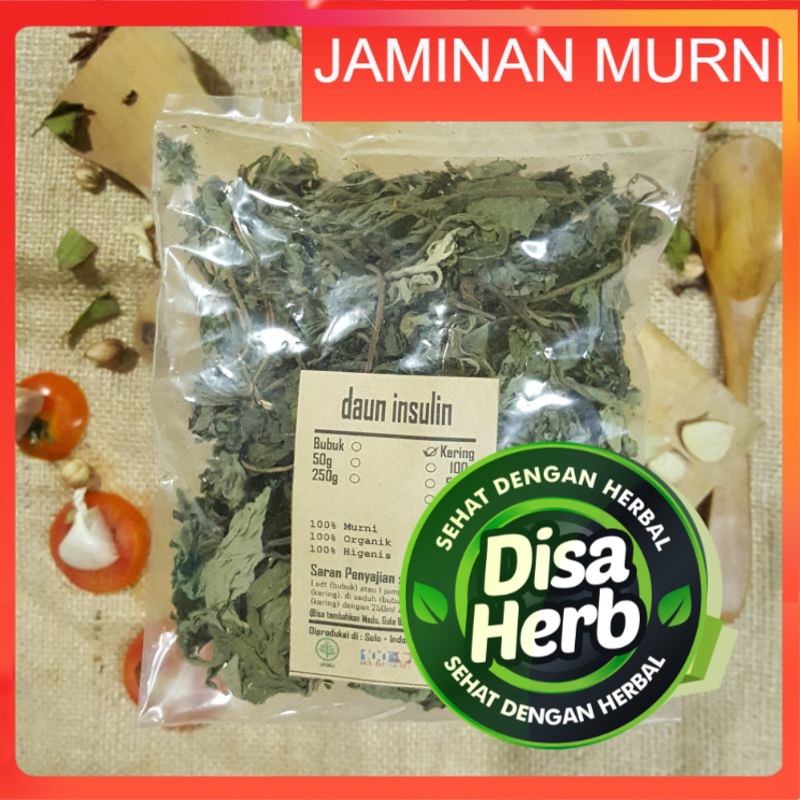 

DAUN INSULIN KERING 100 GRAM - Smallanthus Sonchifolius - MURNI - JSR - REMPAH - PREMUIM QUALITY