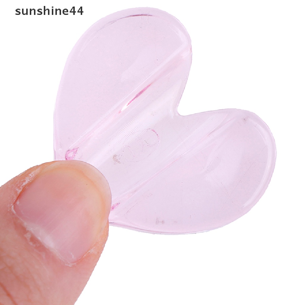 Sunshine 1 Set Cetakan Nail Art / Manicure Bentuk Lengkung