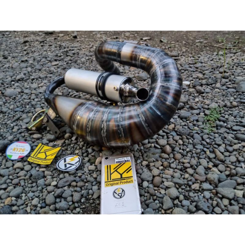 Knalpot Racing Vespa Smallframe / PTS 90-100