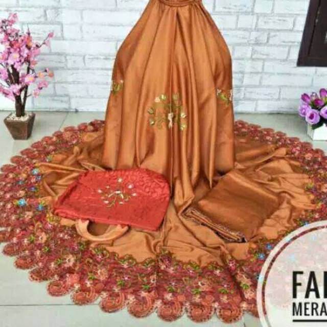 MUKENA FARAH DELAPAN WARNAH PILIHAN SUPER MEWAH TERMURAH | MUKENA FARAH JUMBO TERLARIS