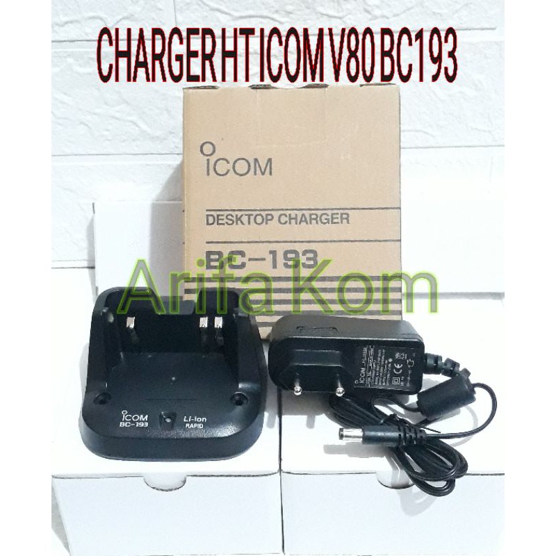 CHARGER HT ICOM V80 U80L LITHIUM - CARJER ICOM V80 BC193 MURAH BC-193 CHARGER HT ICOM V80 U80L MURAH