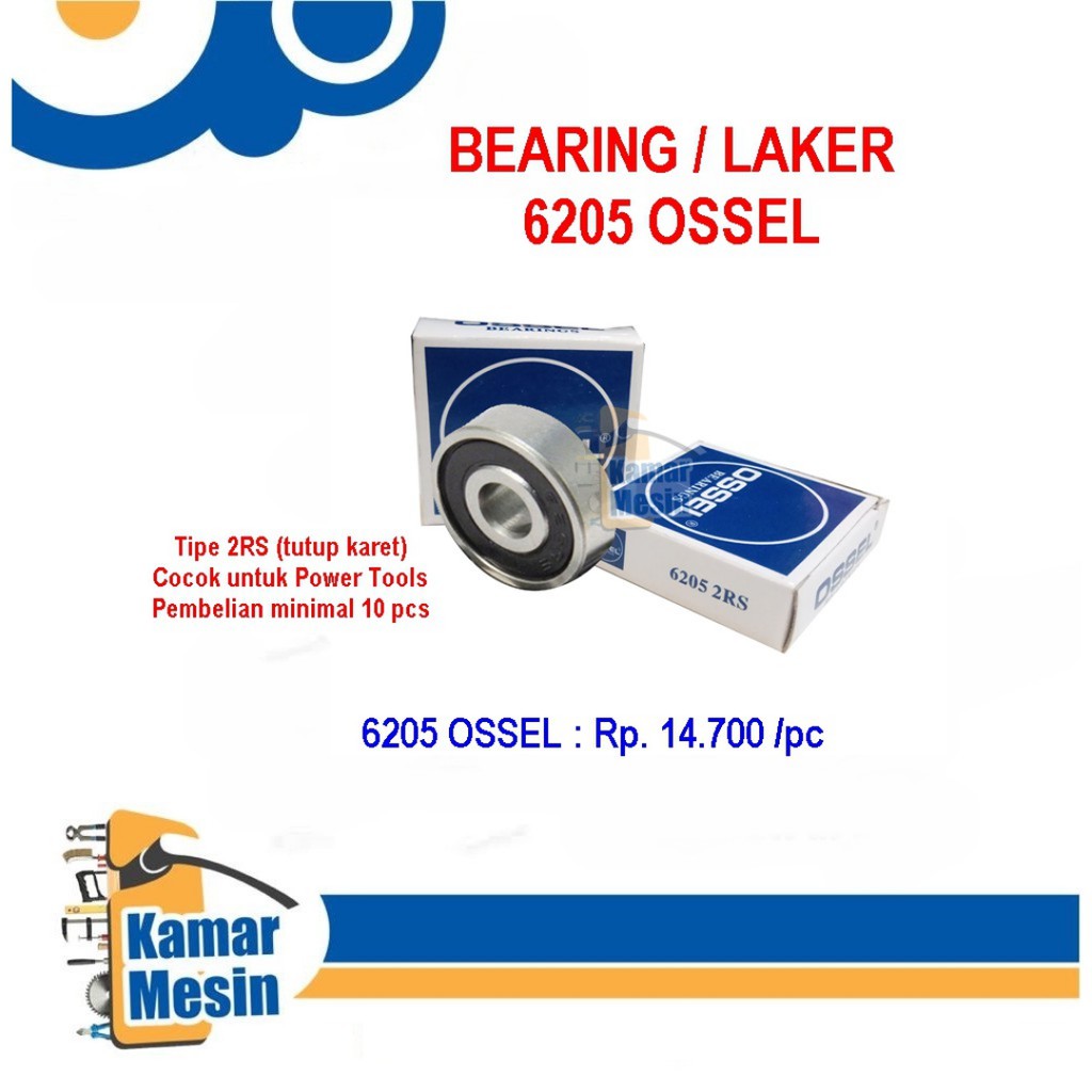 Bearing 6205 Ossel Bearing 6205 2RS Ossel Laker 6205 Ossel
