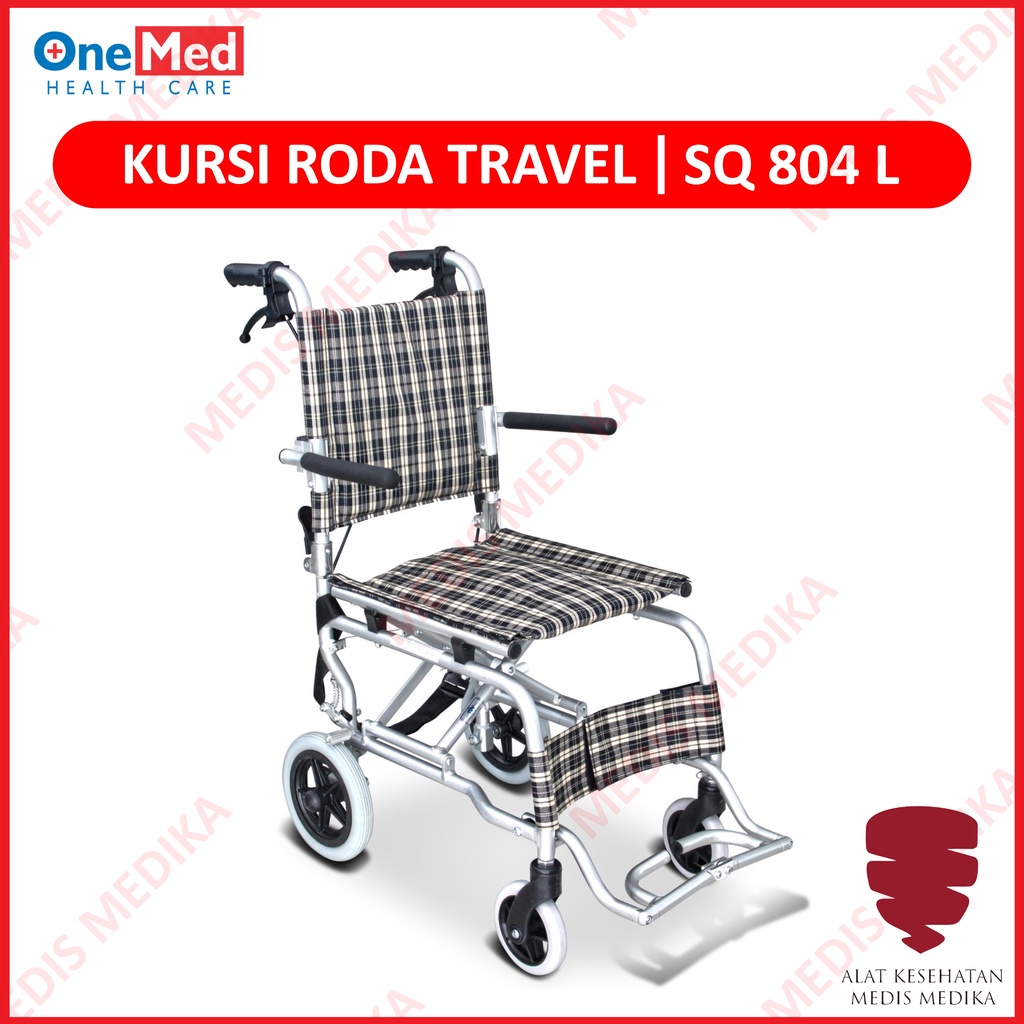 FS804 Kursi Roda Travel Ringan Alat Penunjang Gerak Sella