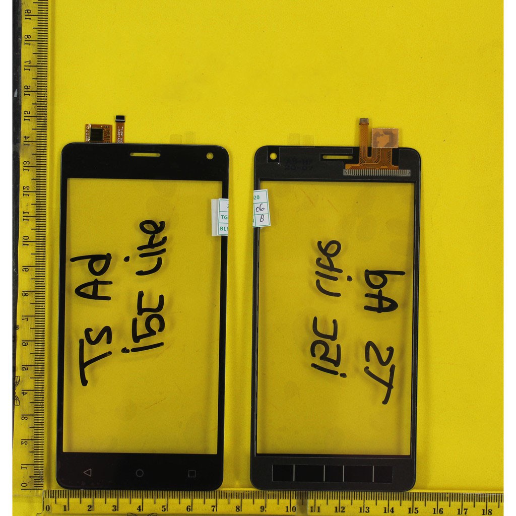 LAYAR SENTUH TOUCHSCREEN TS ADVAN I5C LITE + IC HITAM IN5 = I5C DUO
