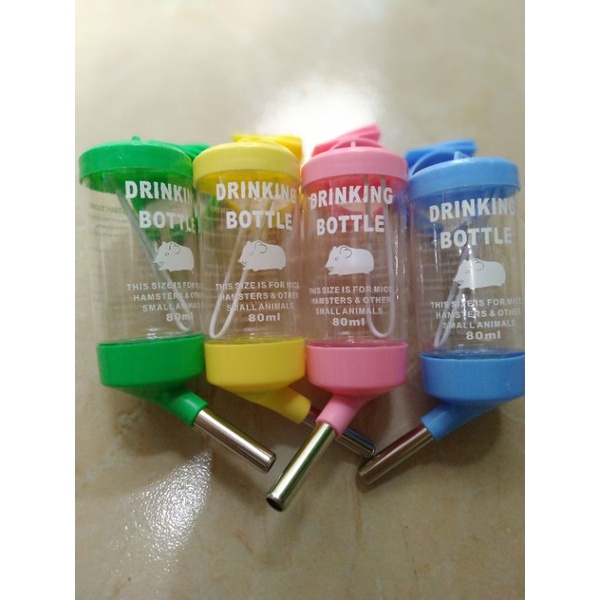 Botol Minum Hewan Hamster kelinci gantung kandang/Pet bottle 80ml