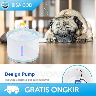 DISPENSER TEMPAT MINUM KUCING TAFFWARE DR008 ORIGINAL WATER FOUNTAIN