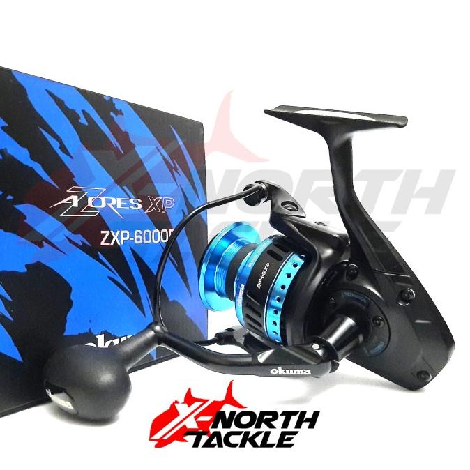 REEL OKUMA AZORES XP 6000P SCREW POWER HANDLE - GARANSI RESMI