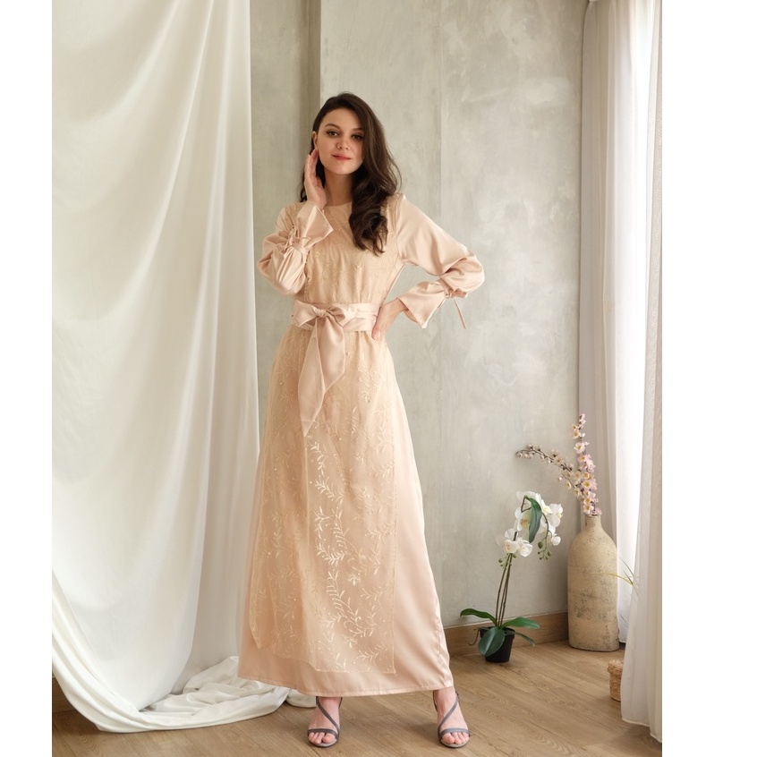 Amal Kaftan Dress Pakaian Lebaran Idul Fitri Wanita