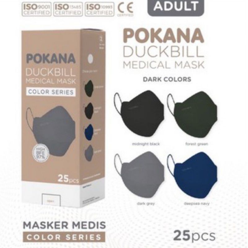 Pokana Adult Duckbill 4 ply isi 25 pcs