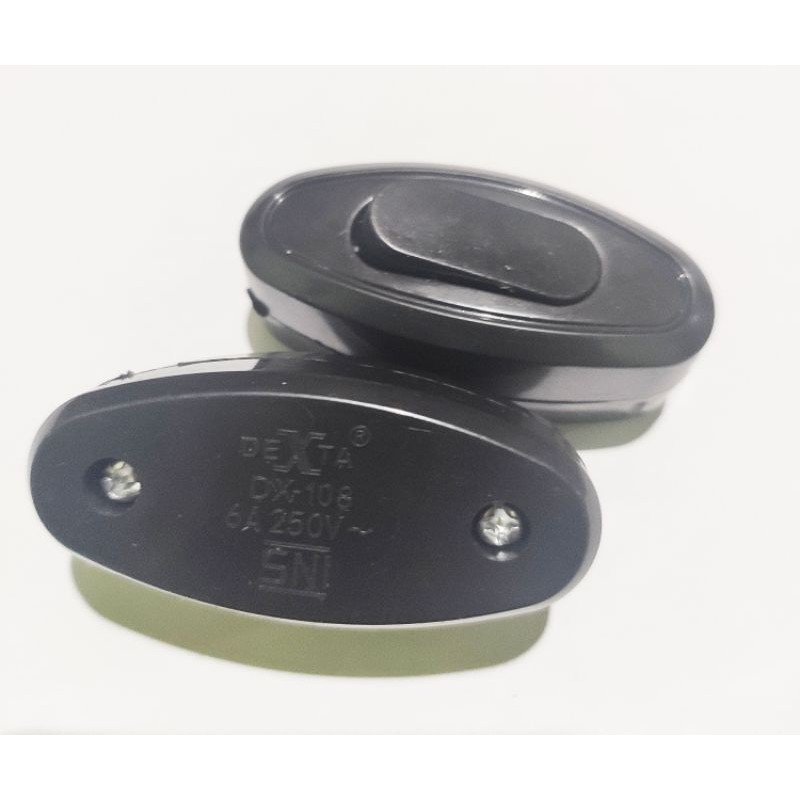 Saklar Listrik Gantung Jumbo On/Off Hitam DEXTA DX-108