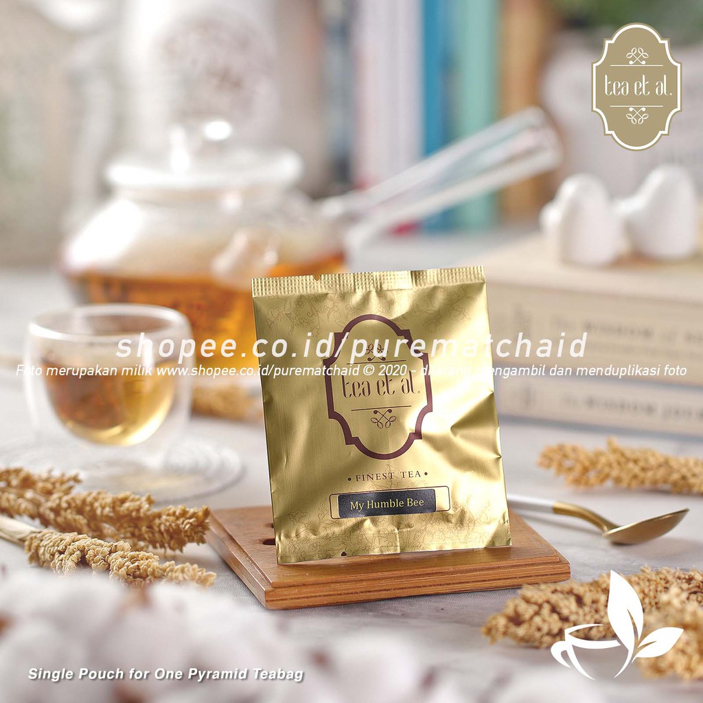 

Tea et Al - My Humble Bee - Peach Herbal Tea 1tb Premium Artisan Tea Teh Buah Celup