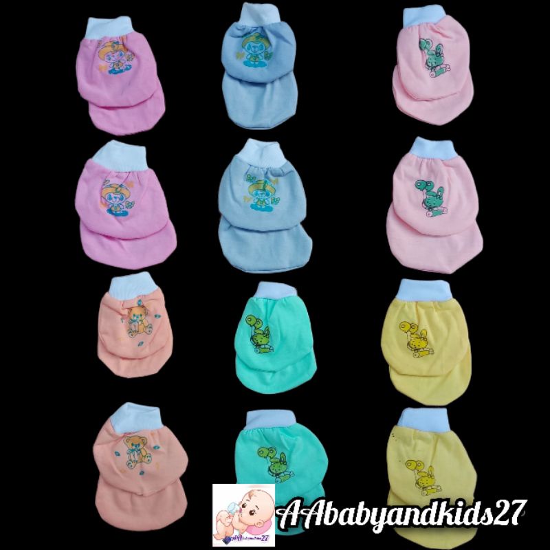2SET (1Pasang Sarung Tangan dan 1Pasang Sarung Kaki) Bayi SUPER MURAH Merk RENE/PANJI-Sarung Tangan Kaki Bayi Murah Berkualitas
