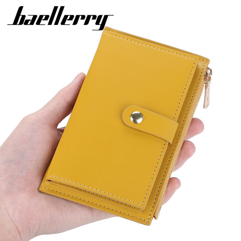 BAELLERRY N8623 Dompet Kartu Wanita Dompet Kecil Wanita Bahan Kulit PU Leather Premium WATCHKITE WKOS