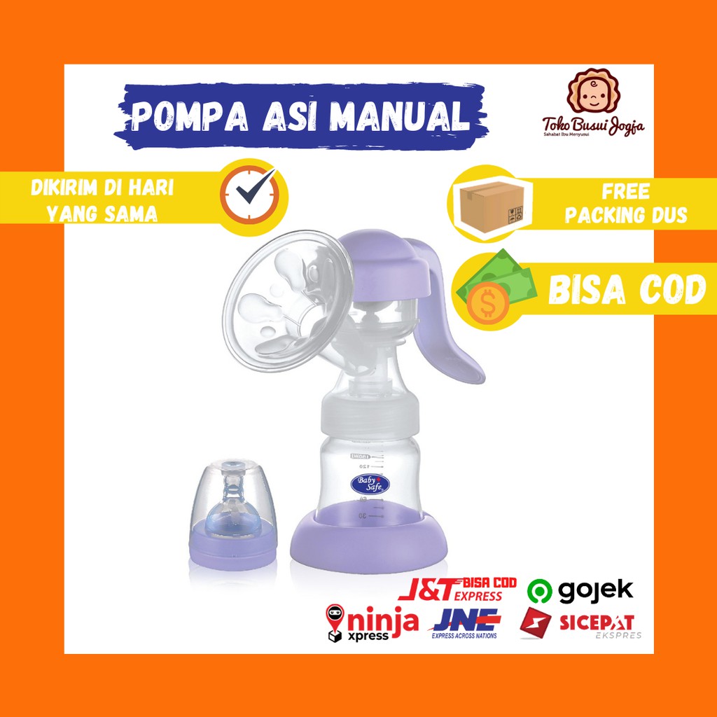 BPM01 Pompa Asi Manual Breastpump Breast Pump Baby safe Bukan Elektrik Single Pump