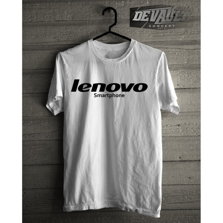 Kaos/T-shirt Gadget Lenovo Smartphone Logo Murah      -Blink