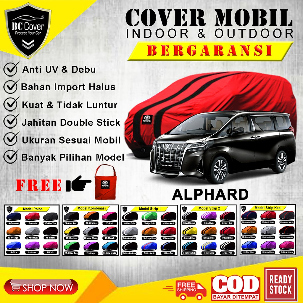 Body Cover Mobil Toyota Alphard, Sarung Mobil Alphard, Selimut Jas Mantel Penutup Pelindung Outdoor