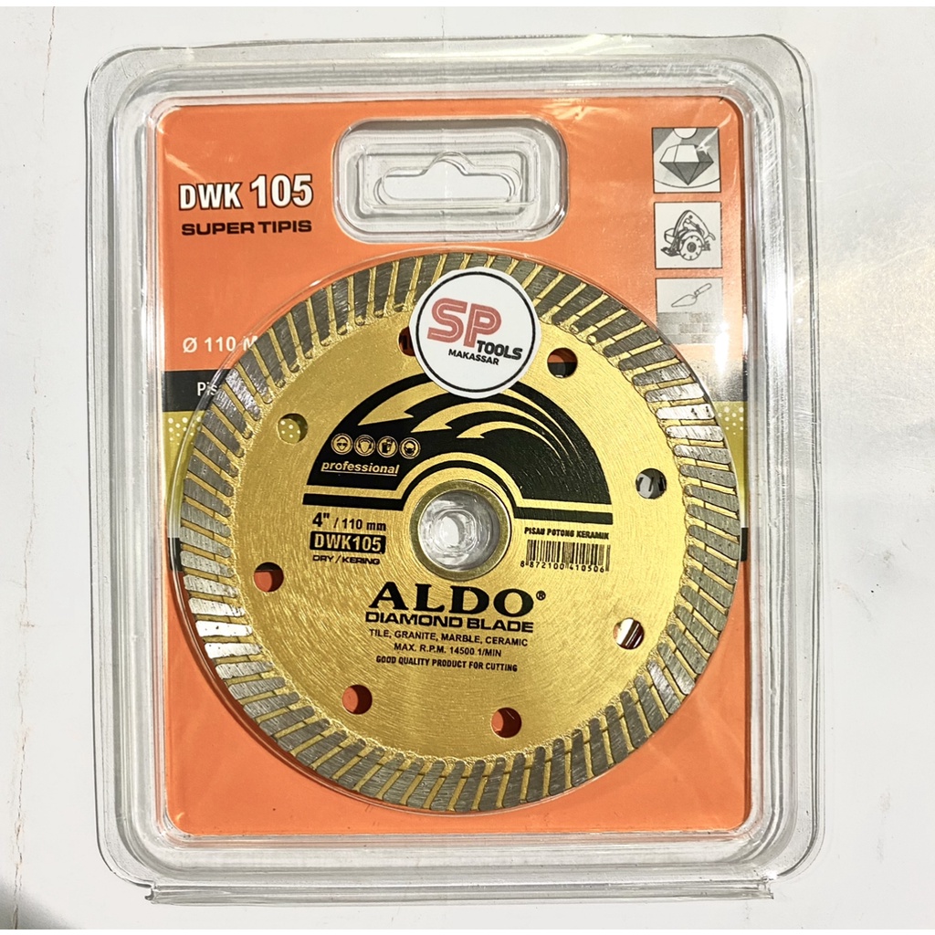DIAMOND WHEEL SUPER THIN TURBO DRY / KERING / MATA BATU PISAU POTONG GERINDA 4" 4 INCH KERAMIK GRANI
