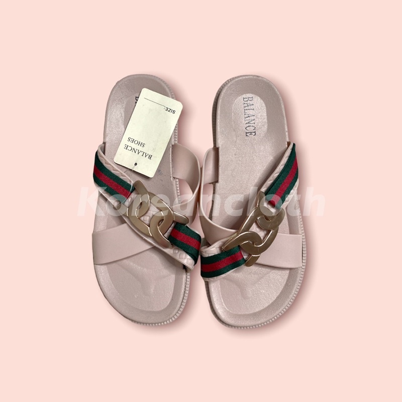 BALANCE 2188 K1 SANDAL SLOP SENDAL WANITA JELLY IMPORT LENTUR ANTI SLIP