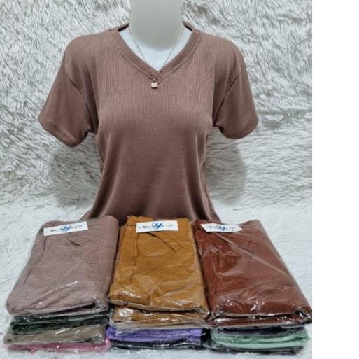 KAOS LENGAN PENDEK PREMIUM RIB