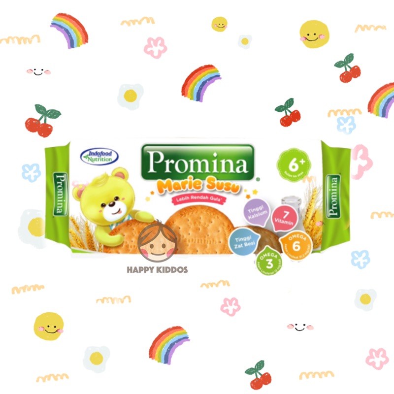 Promina Biskuit Marie Roll Susu 6+ 150 gr / MPASI BAYI