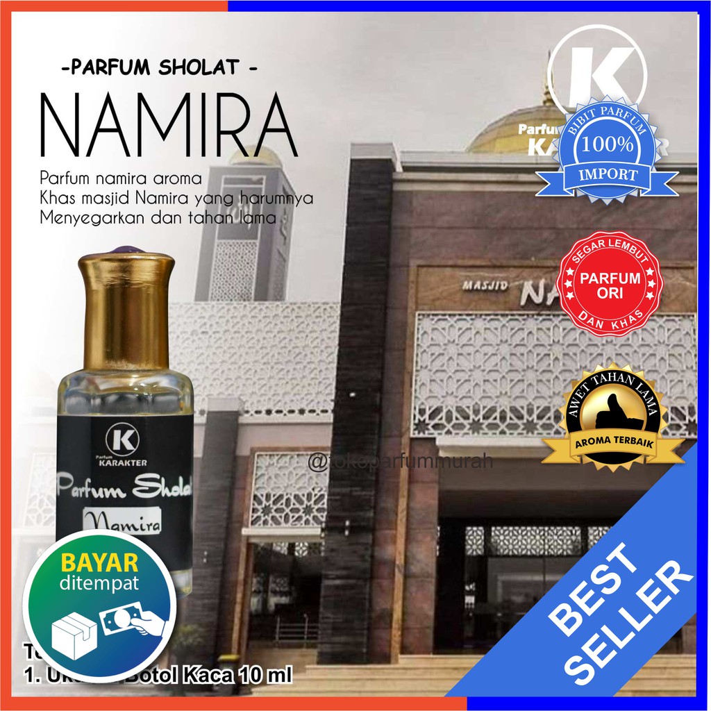 [ Parfum Khusus Sholat ] Parfum Bibit Murni Non Alkohol | Kualitas Grade-A Kemasan Botol Roll 10ml