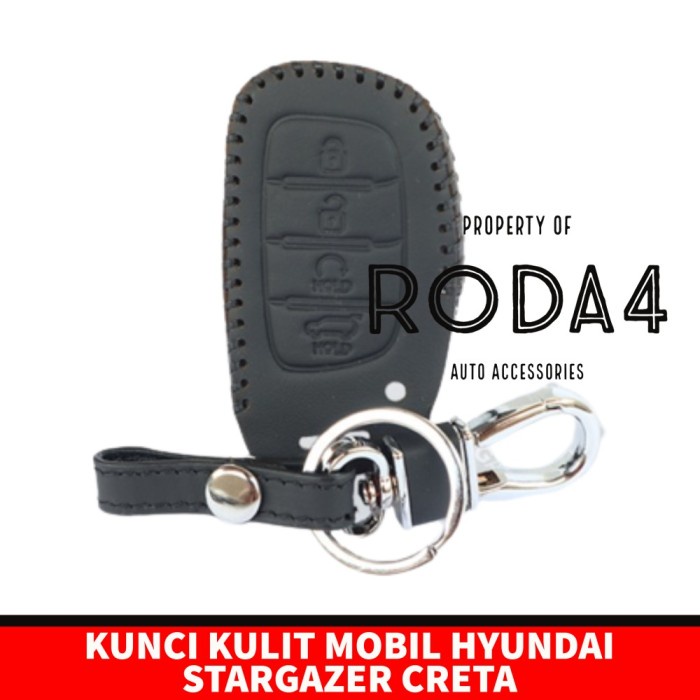 Sarung Kunci Mobil Hyundai Stargazer Creta Cover Leather Key Kulit