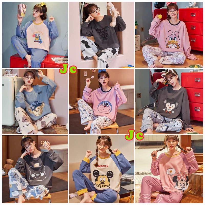 JC- STELAN SUPER PREMIUM PP / Piyama Wanita Premium PP / Piyama Import Wanita Korea Terbaru
