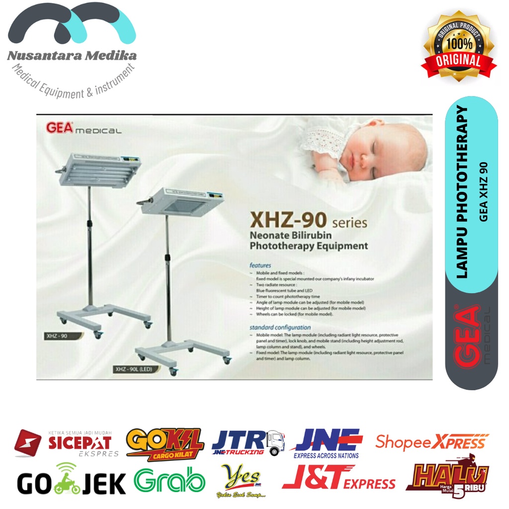 Neonate Phototherapy Bilirubin XHZ 90 GEA/Lampu Blue Light XHZ90 GEA