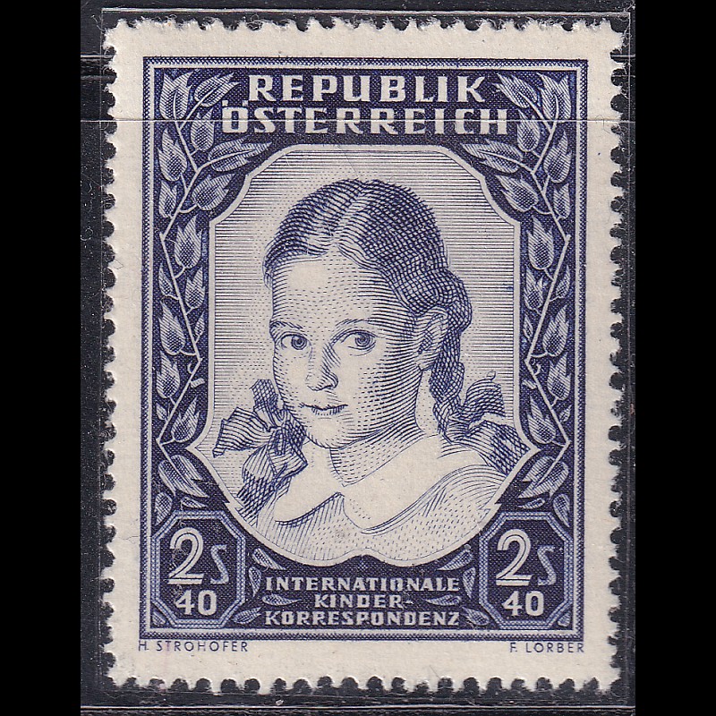 

Prangko Austria 1952 - International Children's Correspondence