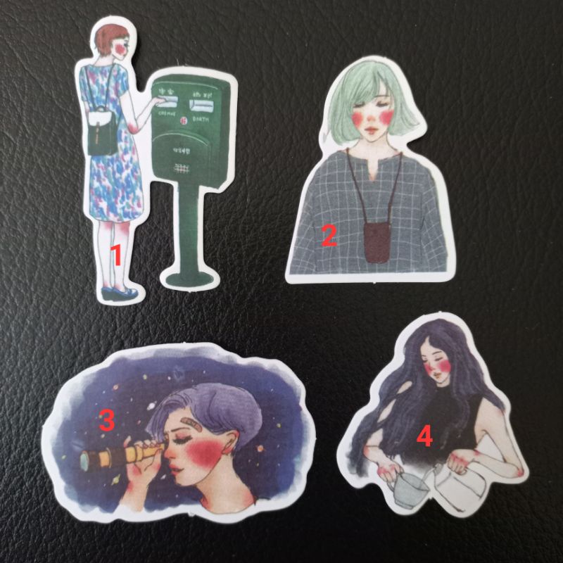 

Stiker Dekoratif Girl Ukuran Besar Aesthetic Scrapbook Diary Journal Agenda Bebas Pilih Sesuka Hati