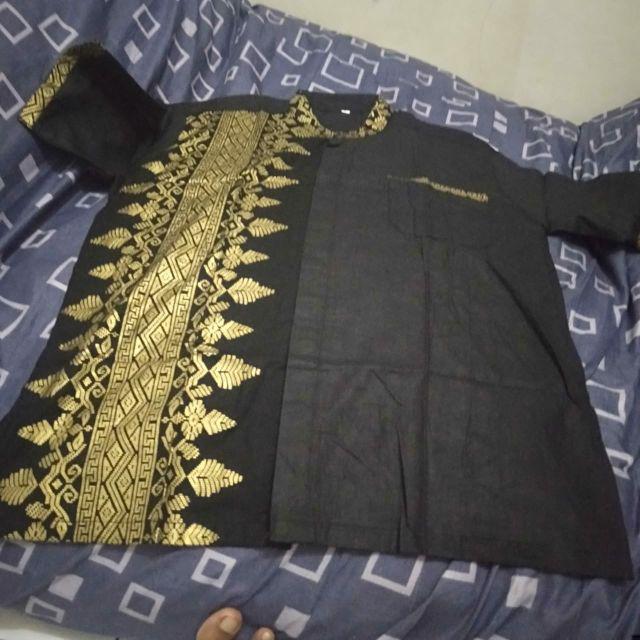 Batik Kalongan Hrb026 Kenongo Kemeja Hem Pendek Padi Pekalongan 86