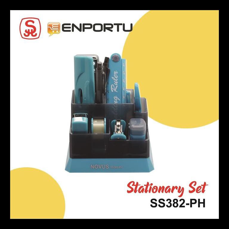 

NEW NOVUS STATIONERY SET SS382-PH PAKET ALAT TULIS TERMURAH DAN TERBARU
