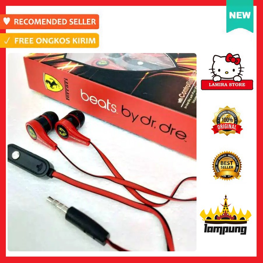 HANDSFREE SUPER BASS / HEADSET SUPER BASS / EARPHONE / HEADSET STEREO BEATS SUPER BASS