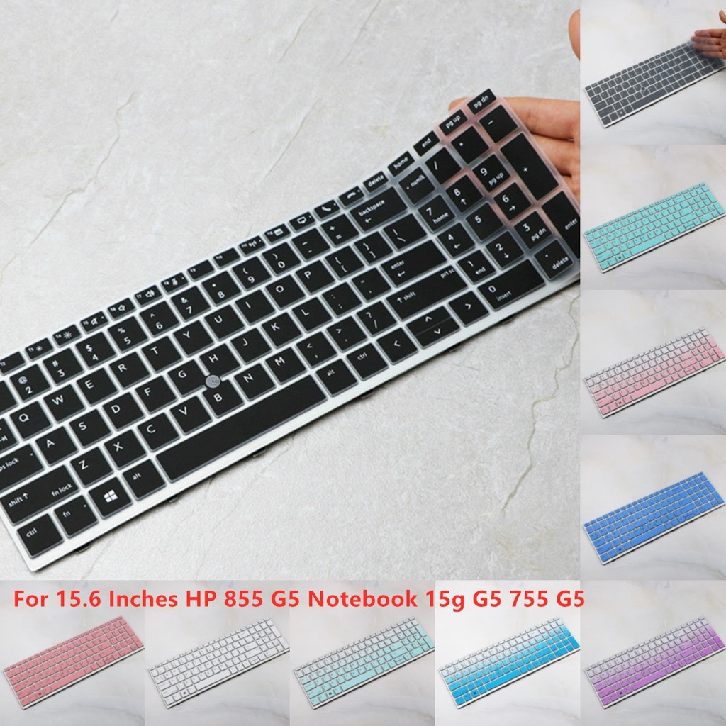 For 15.6 Inches HP 855 G5 Notebook 15g G5 755 G5 Soft Ultra-thin Silicone Laptop Keyboard Cover Protector