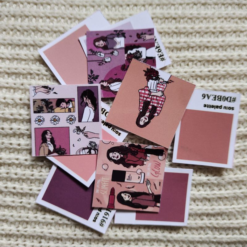 

KOREAN STYLE STICKER || stiker lucu stlye korea
