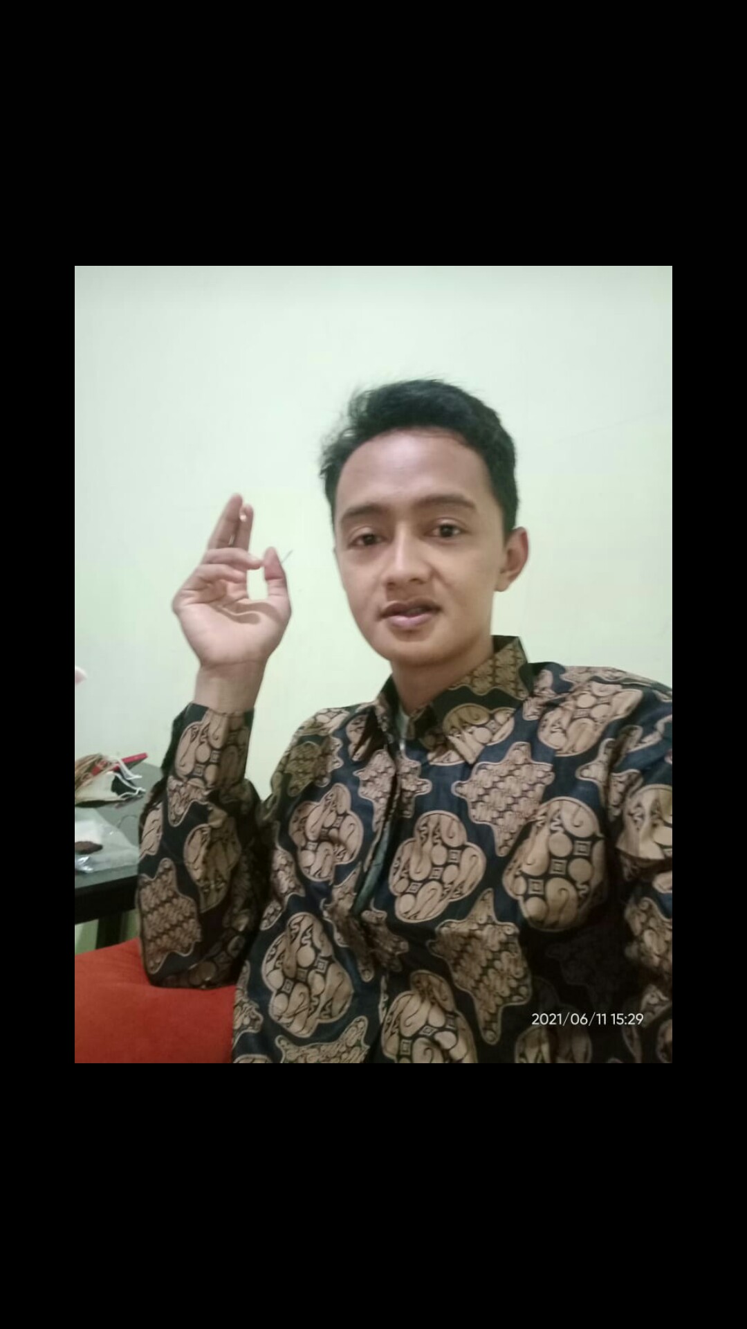 Bswart Batik Hrb026 Kenongo Hem Lawasan Sogan Lengan Panjang Padi Pekalongan M L Xl Batik Pria Murah