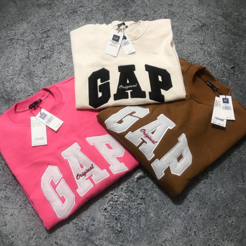 Crewneck GAP Bordir Original Jaket Sweater GAP Original
