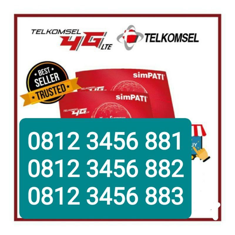 NOMOR CANTIK SIMPATI 11 DIGIT 123456,1234567,12345678,08123456
