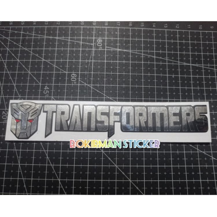 STICKER TRANSFORMERS CUTTING