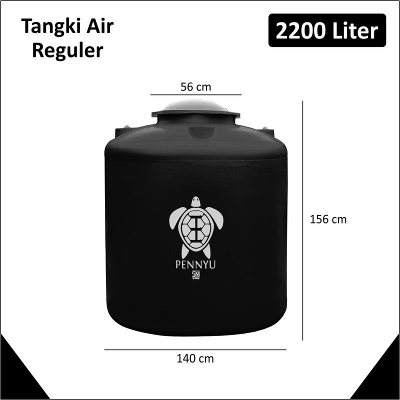 Tangki Air - Tandon - Toren 2200 liter Pennyu Hitam