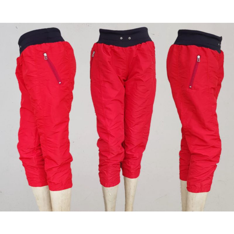 Celana jogger//bahan parasut unisex cewe/